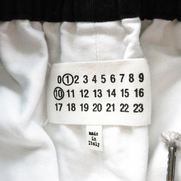 MAISON MARGIELA Dark Gray Cotton TROMPE L'OEIL Pinstriped Straight Pants 36 / 0 - Picture 6 of 6